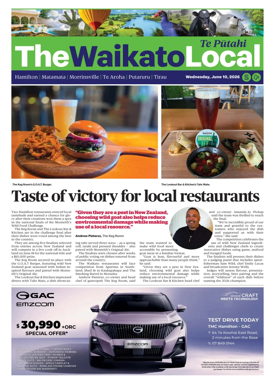 The Waikato Local product mockup