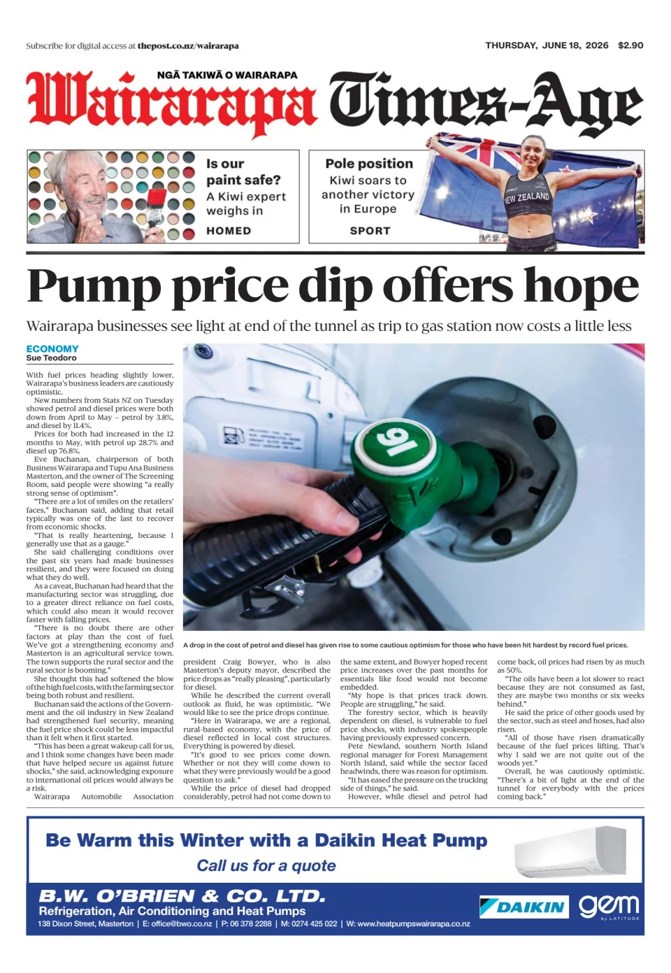 Wairarapa Times-Age product mockup