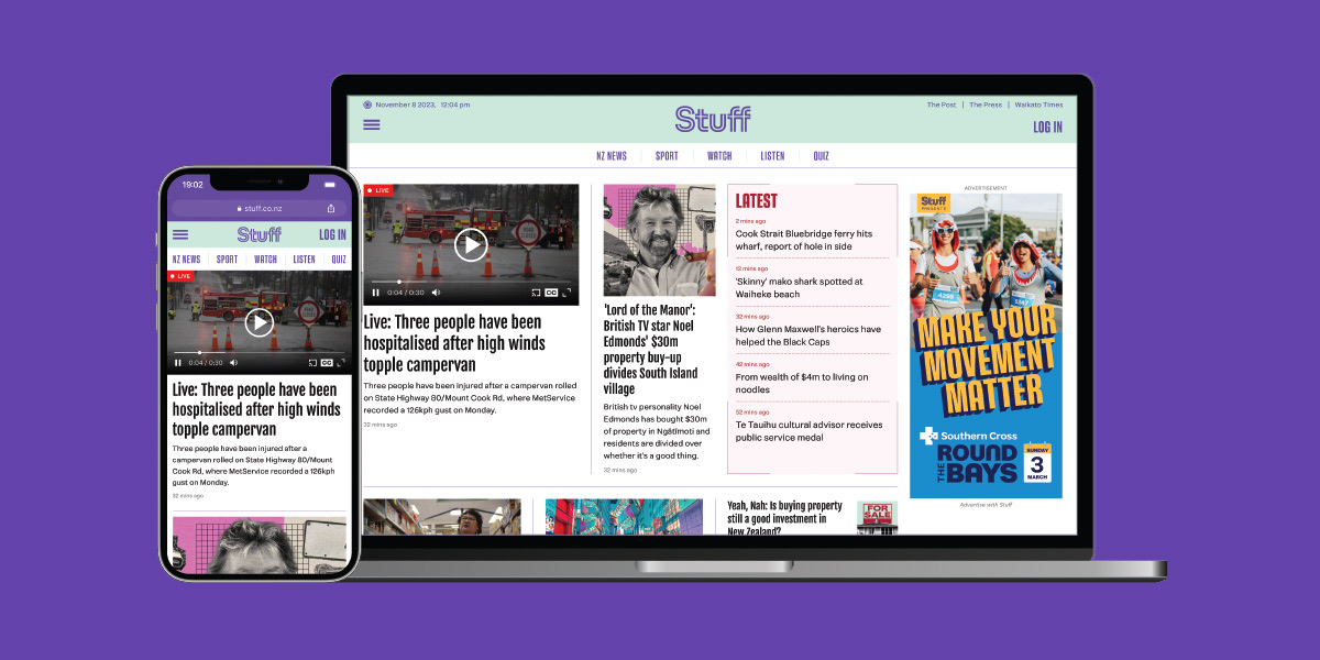 The new home for New Zealand's most popular media website has landed